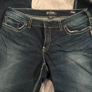 NWOT silver suki boot cut jeans